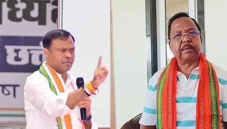 छत्तीसगढ़ में ‘चरण पादुका योजना’ पर आर-पार: दीपक बैज का टेंडर फिक्सिंग का बड़ा आरोप, मंत्री रामविचार नेताम का तीखा पलटवार— ‘सबूत हैं तो दिखाएं, हम जांच कराएंगे’