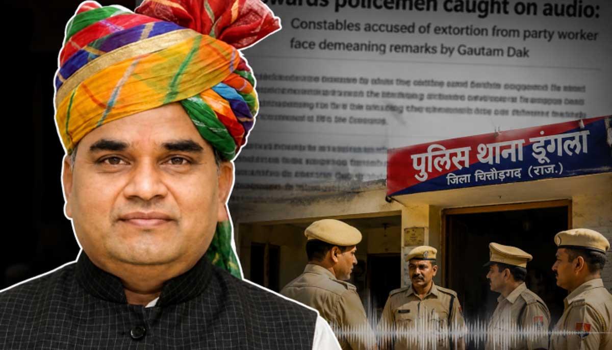 चित्तौड़गढ़ : सहकारिता मंत्री गौतम दक का ऑडियो वायरल, थाने में पुलिसकर्मियों को दीं भद्दी गालियां