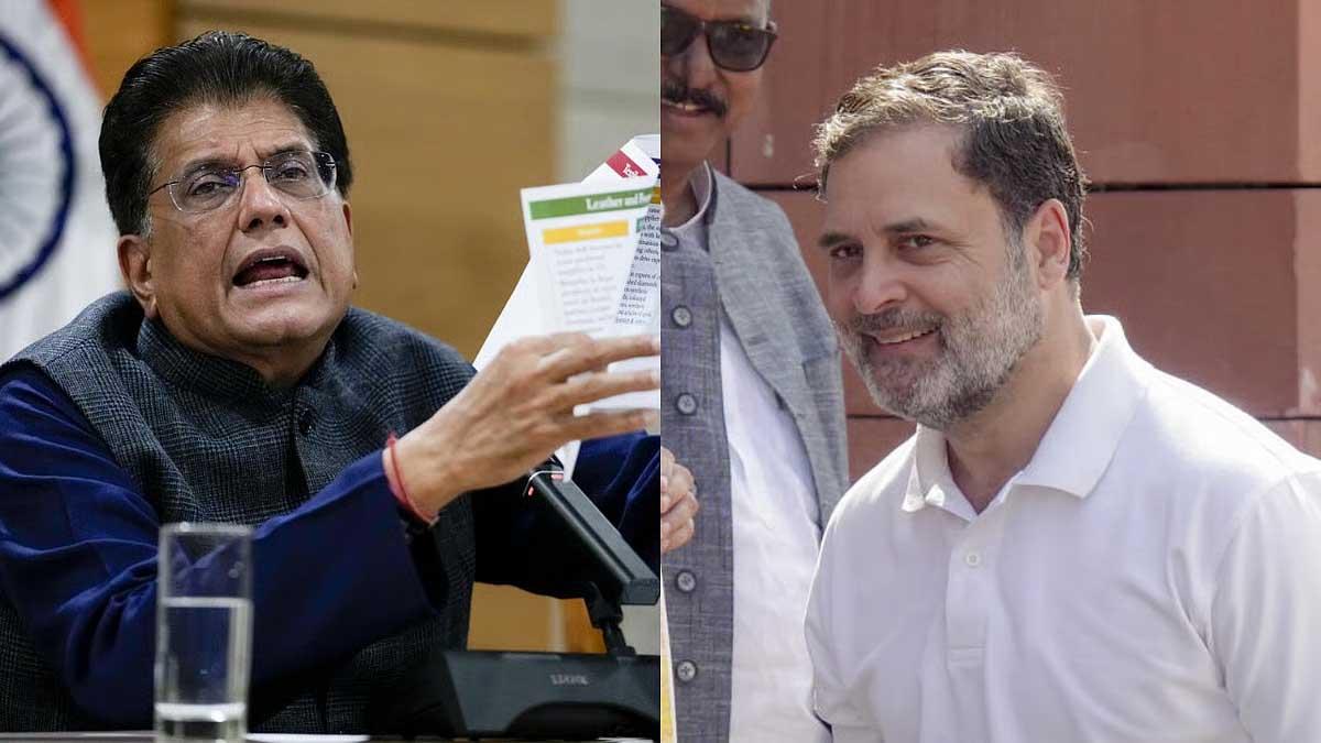 'मोदी सरकार एक साल में गिर जाएगी': राहुल गांधी के दावे पर पीयूष गोयल का पलटवार, कहा— "यह देश में अराजकता फैलाने की बड़ी साजिश"