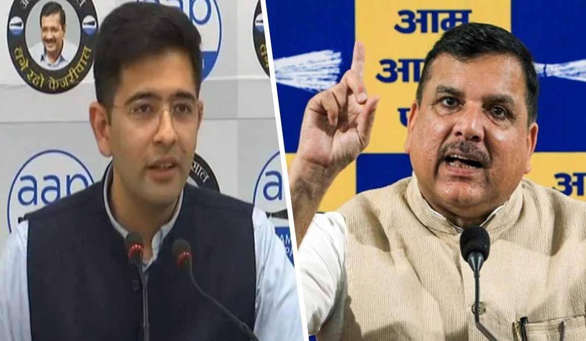 AAP की बड़ी कार्रवाई: 7 बागी सांसदों की सदस्यता रद्द करने की मांग, संजय सिंह ने उपराष्ट्रपति को भेजी शिकायत