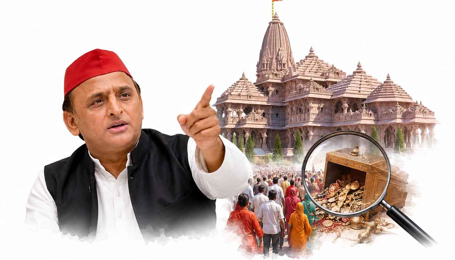 अयोध्या दान विवाद पर अखिलेश यादव का तीखा हमला: बोले– 'यह महापाप, SIT का मतलब Share in Theft, आस्था से हुआ खिलवाड़'