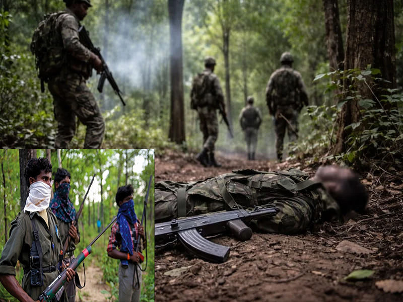 कांकेर के जंगलों में सुरक्षाबलों की बड़ी कार्रवाई: 5 लाख की इनामी नक्सली कमांडर 'रूपी' ढेर
